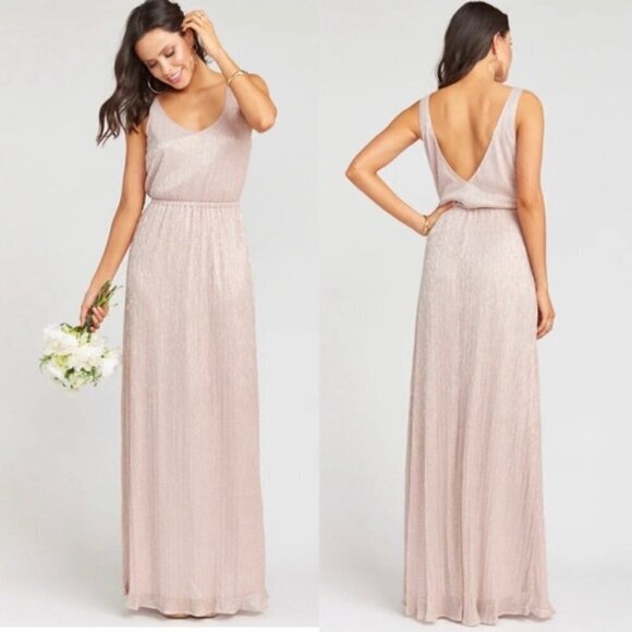 Show‎ Me Your Mumu Kendall Maxi Magic Mauve Glimmer Size Medium - Picture 11 of 11